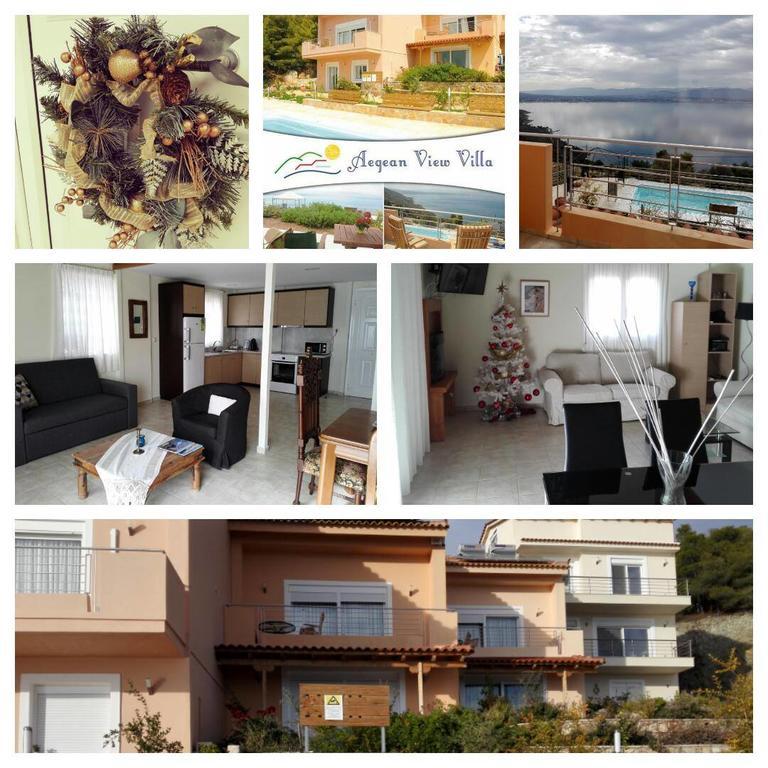 Aegean View Villa لوتراكي المظهر الخارجي الصورة