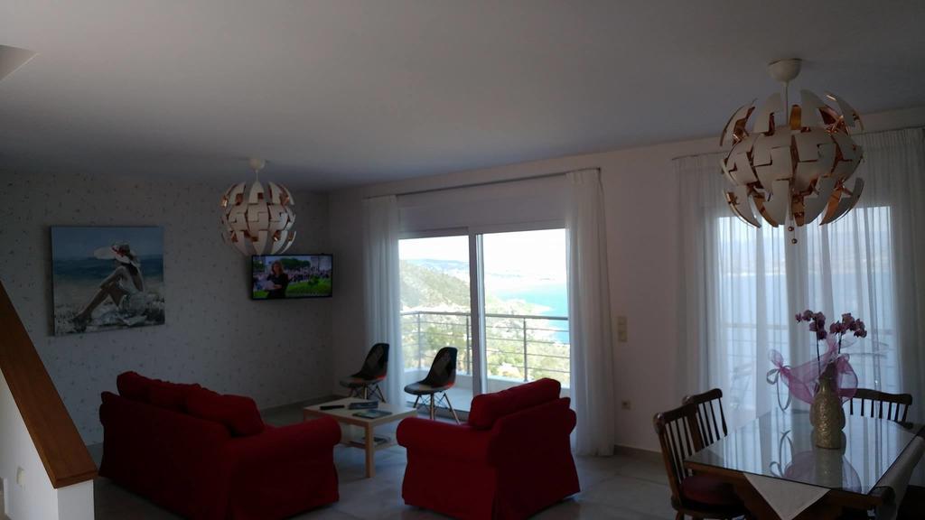 Aegean View Villa لوتراكي المظهر الخارجي الصورة